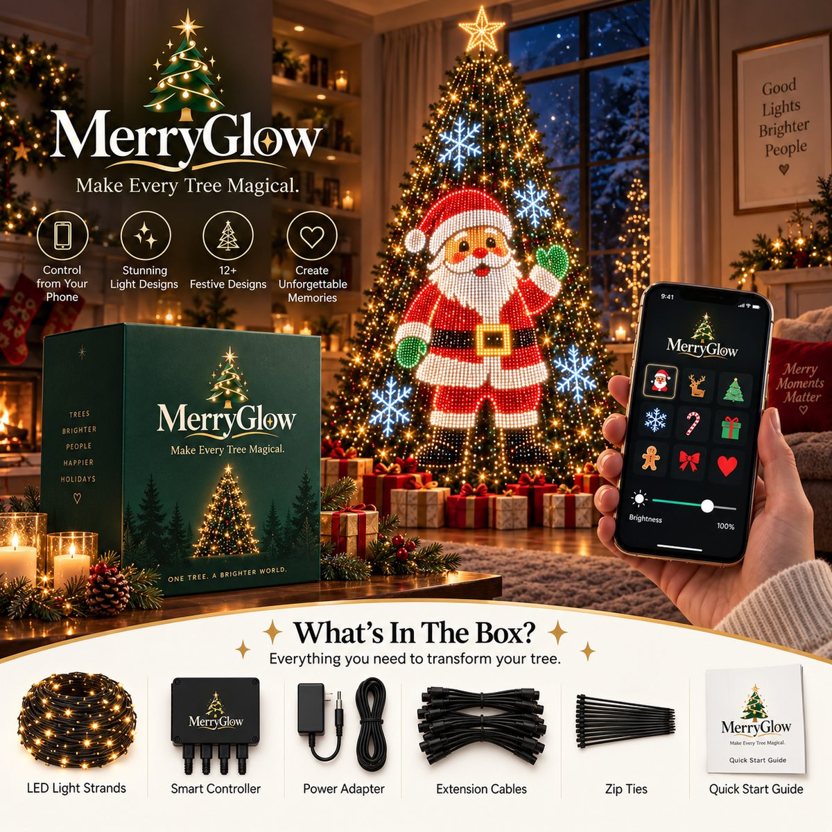 Smart Animated Christmas Tree Lights