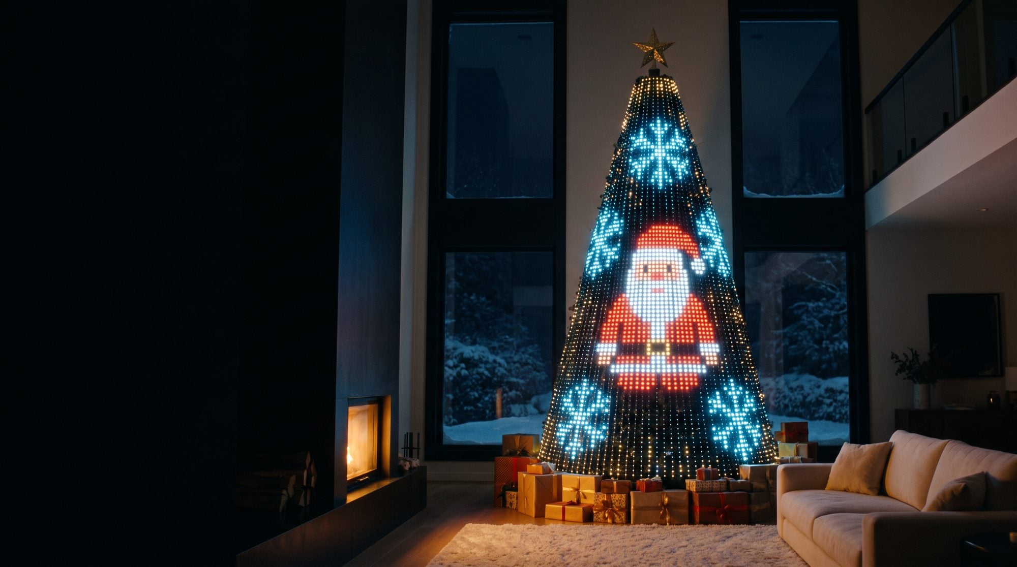 The tree that changes on command.